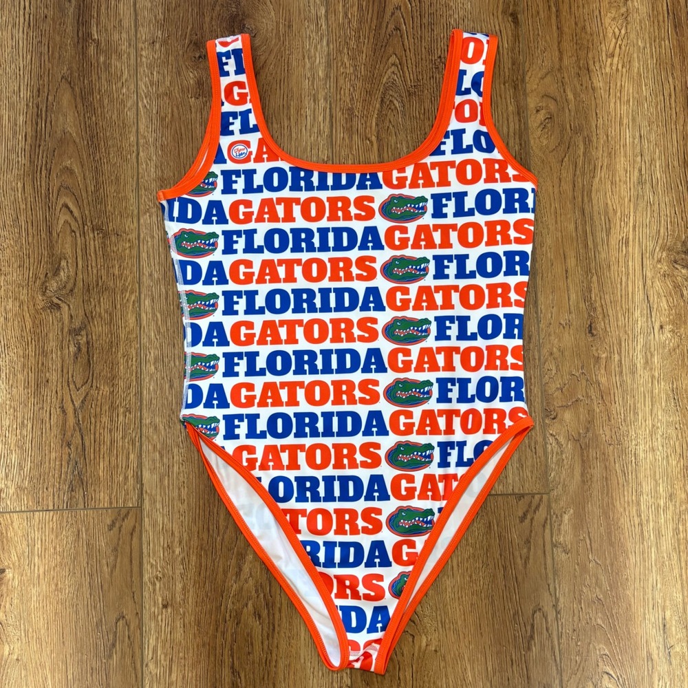 Dyme Lyfe Florida Gators Bodysuit Swimsuit XL Blue orange NCAA Fan Gear college